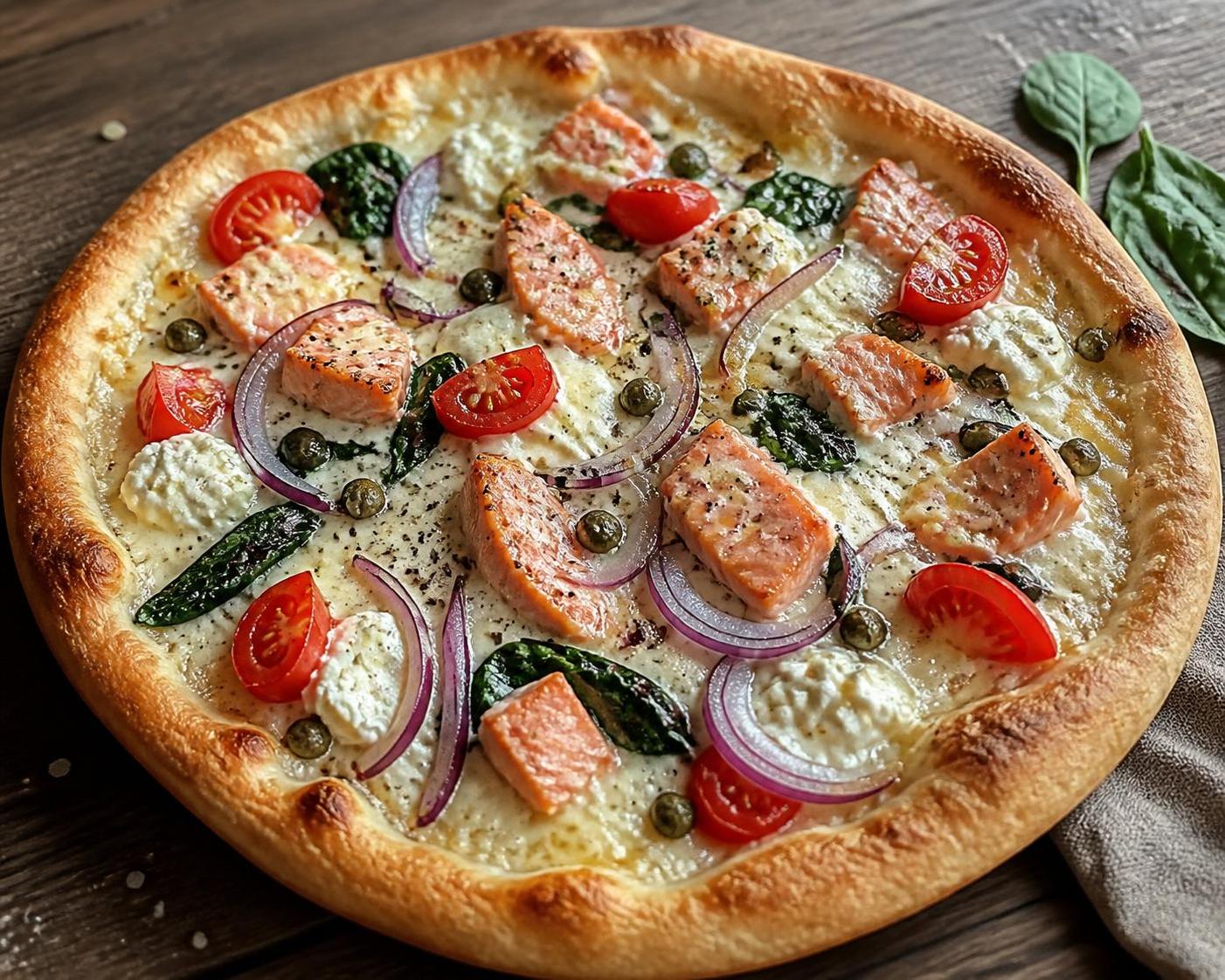découvrez notre recette de pizza au saumon frais, accompagnée d'astuces pour obtenir une saveur unique et délicieuse à chaque bouchée.