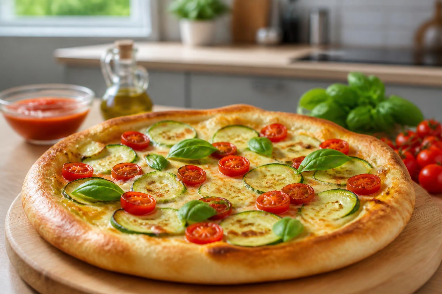 découvrez comment préparer une pizza courgette savoureuse et légère avec notre recette facile. parfaite pour un repas gourmand et équilibré, suivez nos astuces pour réussir à coup sûr.