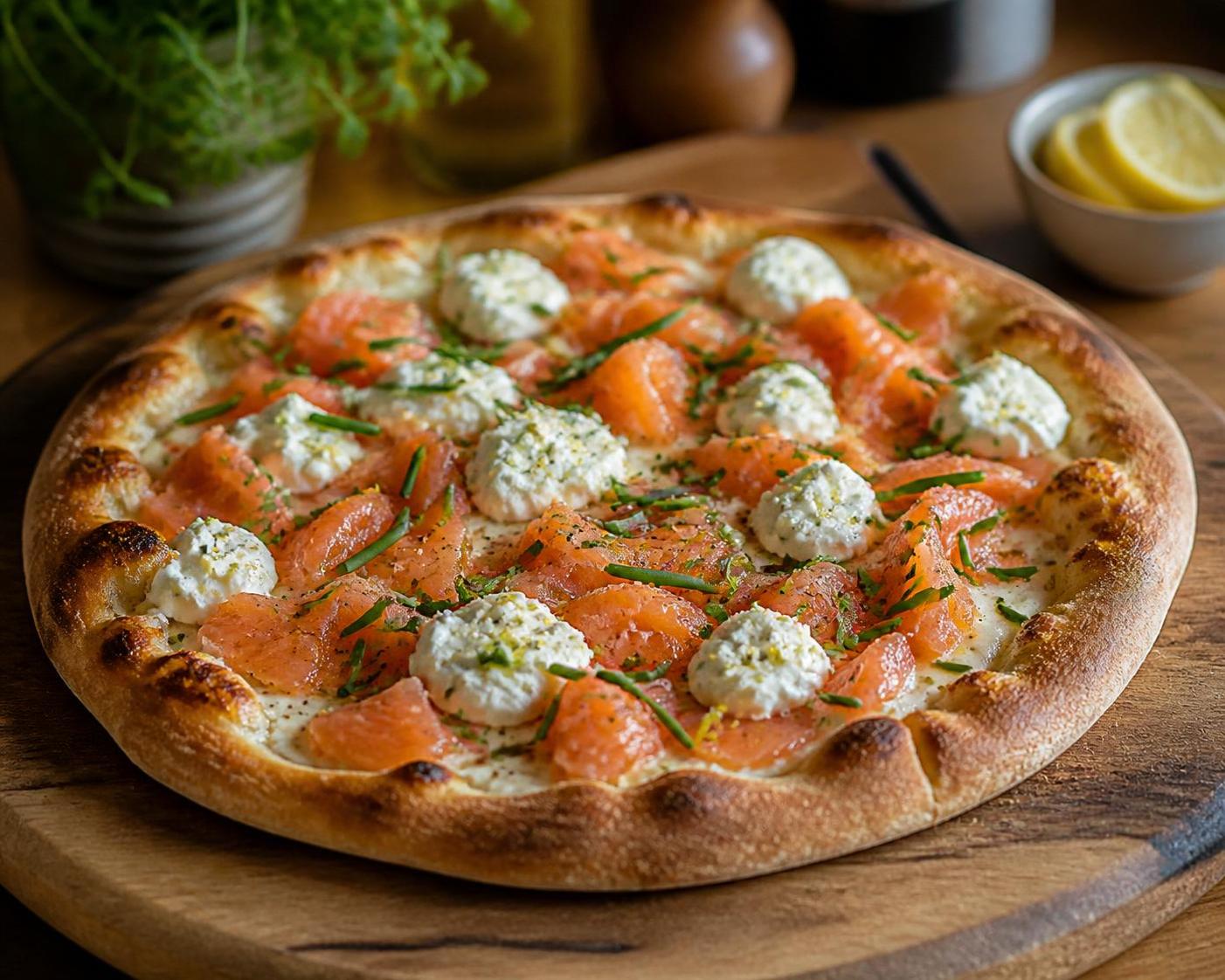 découvrez notre recette de pizza norvégienne et savourez une explosion de saveurs marines avec des ingrédients frais et gourmands.