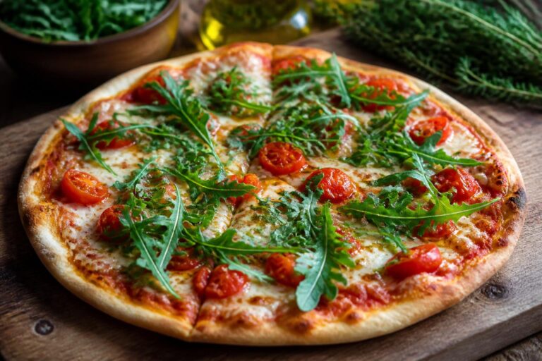 découvrez notre recette facile de pizza à la roquette pour un goût frais et original, idéale pour un repas savoureux et rapide à préparer.