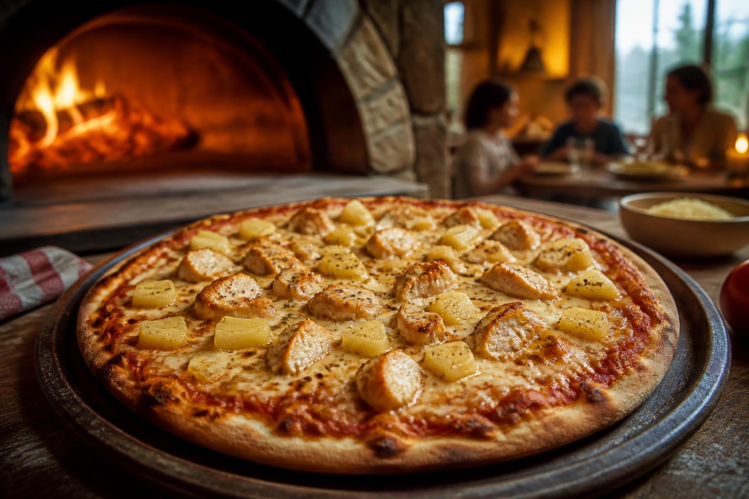 découvrez une recette originale de pizza à l'ananas qui éveillera vos papilles avec un mélange sucré-salé unique et savoureux.