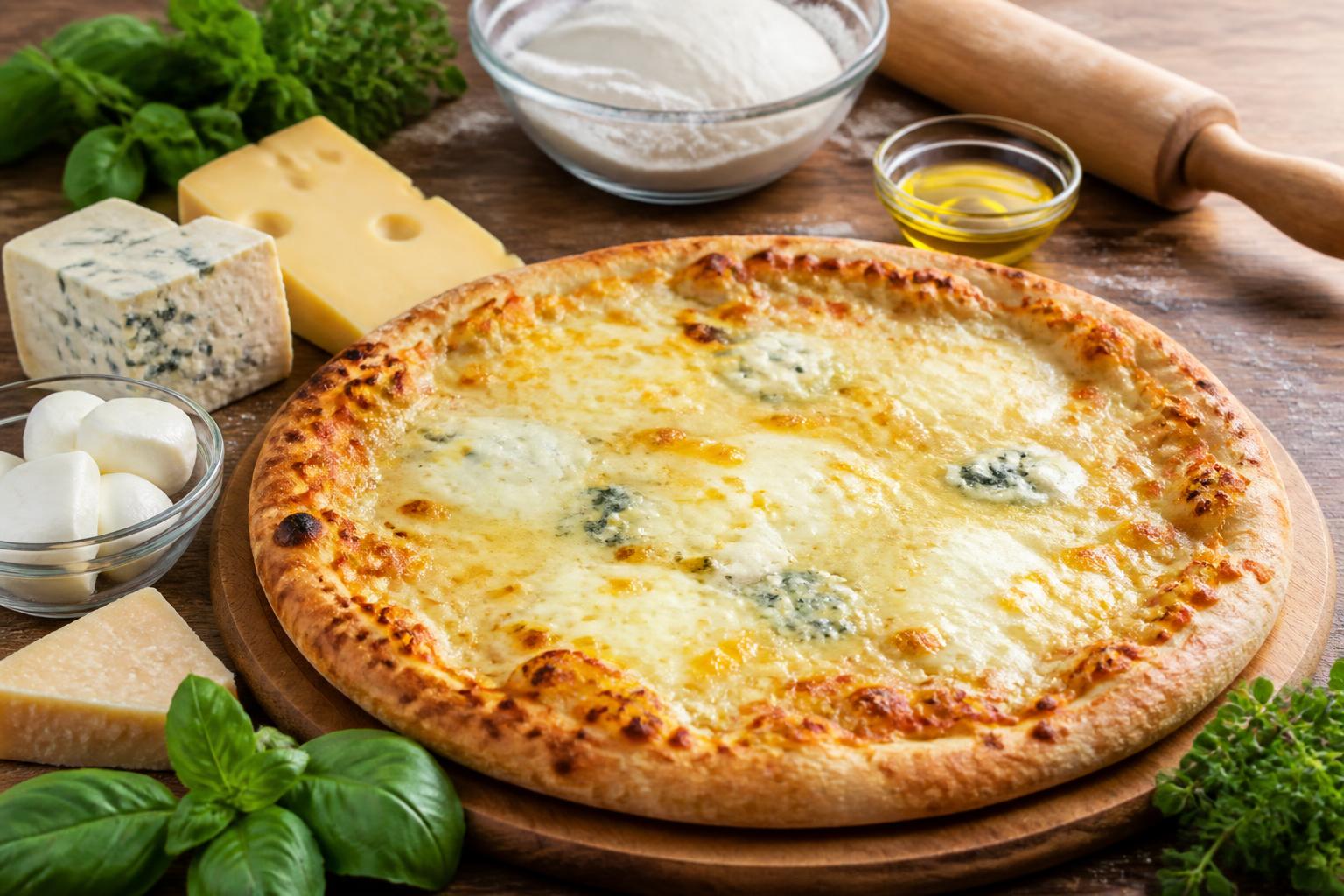 découvrez notre recette de pizza 4 fromages avec des astuces pour réussir une pâte parfaite et un goût irrésistible. facile et rapide à préparer pour un résultat savoureux garanti !