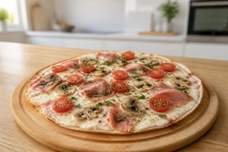 découvrez notre recette facile et rapide de pizza dukan, parfaite pour un repas léger et savoureux qui respecte votre régime.