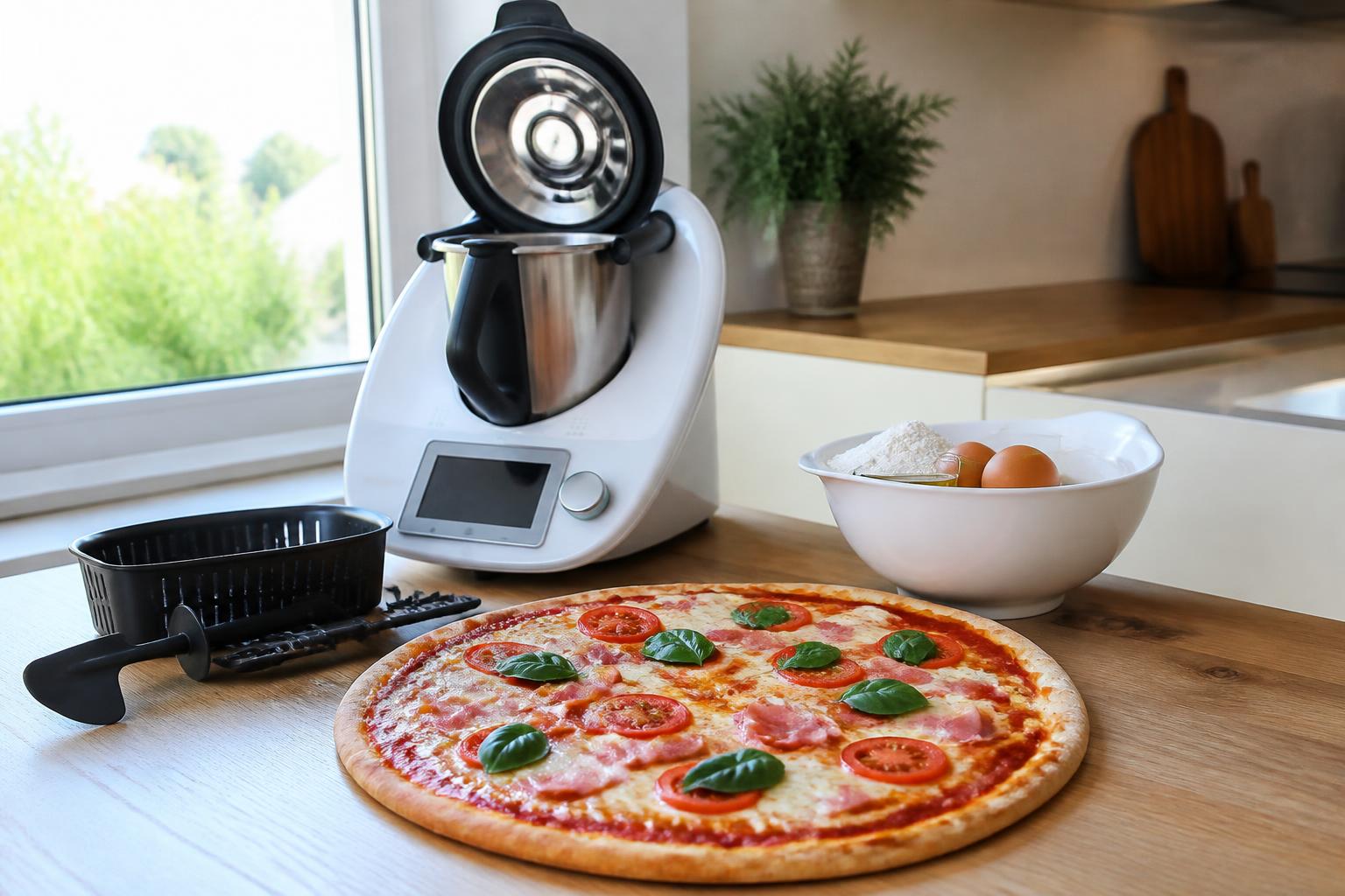 découvrez une recette facile de pizza au thermomix pour préparer un repas maison rapide et savoureux en un rien de temps.
