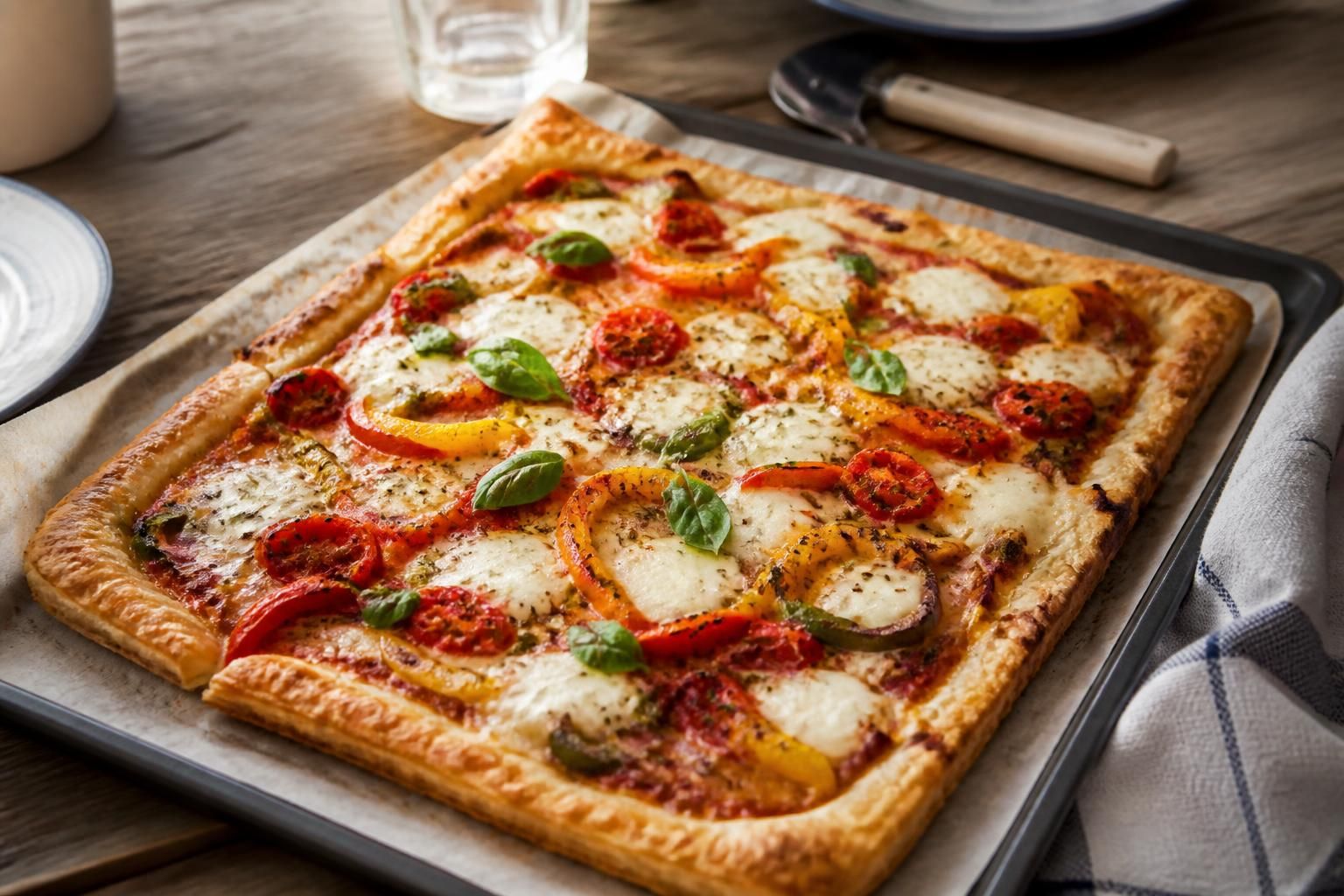 découvrez notre recette facile de pizza à pâte feuilletée, un délice croustillant et rapide à préparer pour régaler toute la famille.