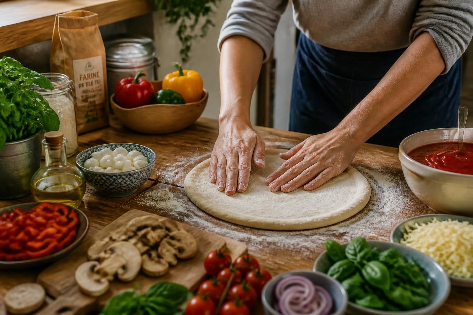 découvrez notre recette de pizza bio pour préparer une pizza saine et savoureuse chez vous, avec des ingrédients naturels et faciles à trouver.