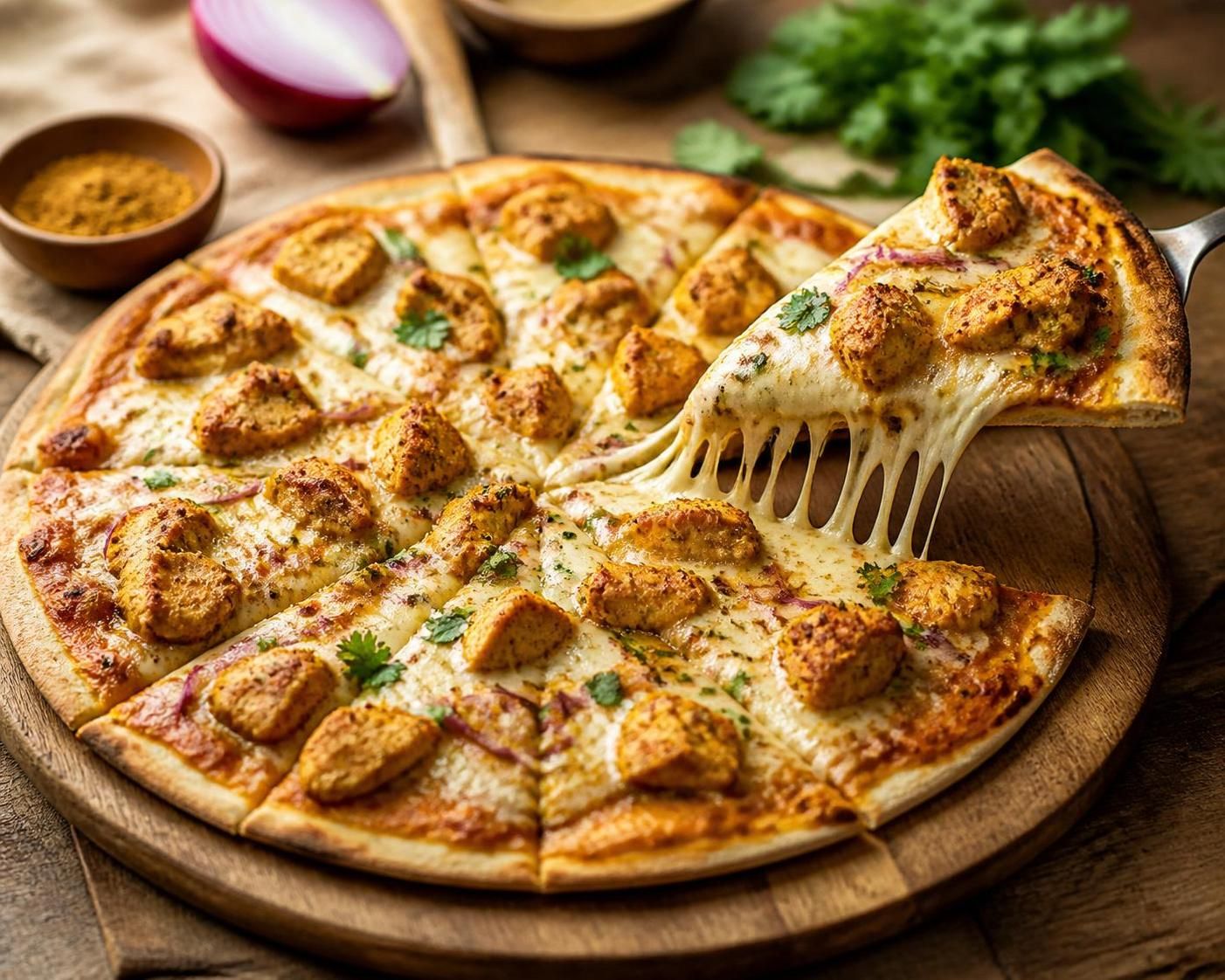découvrez notre recette de pizza poulet curry pour une saveur originale et délicieuse. apprenez à préparer facilement une pizza maison qui saura surprendre vos papilles.