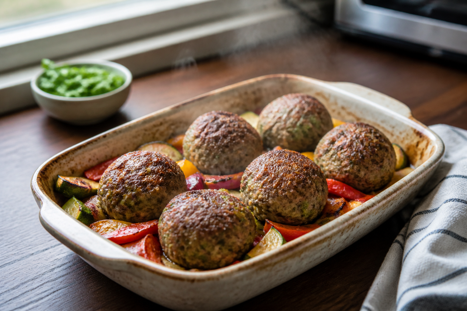 Boulettes bœuf-courgette au four : le plat complet qui régale
