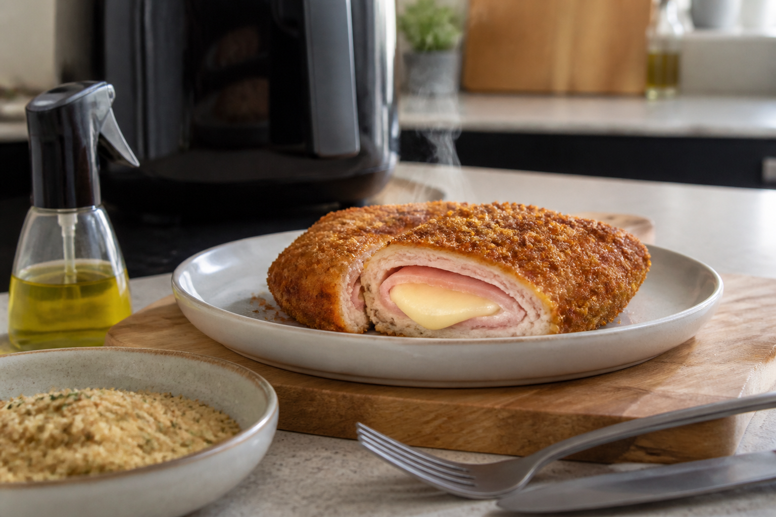 Cordon bleu à l'Airfryer : le temps de cuisson parfait pour un résultat croustillant