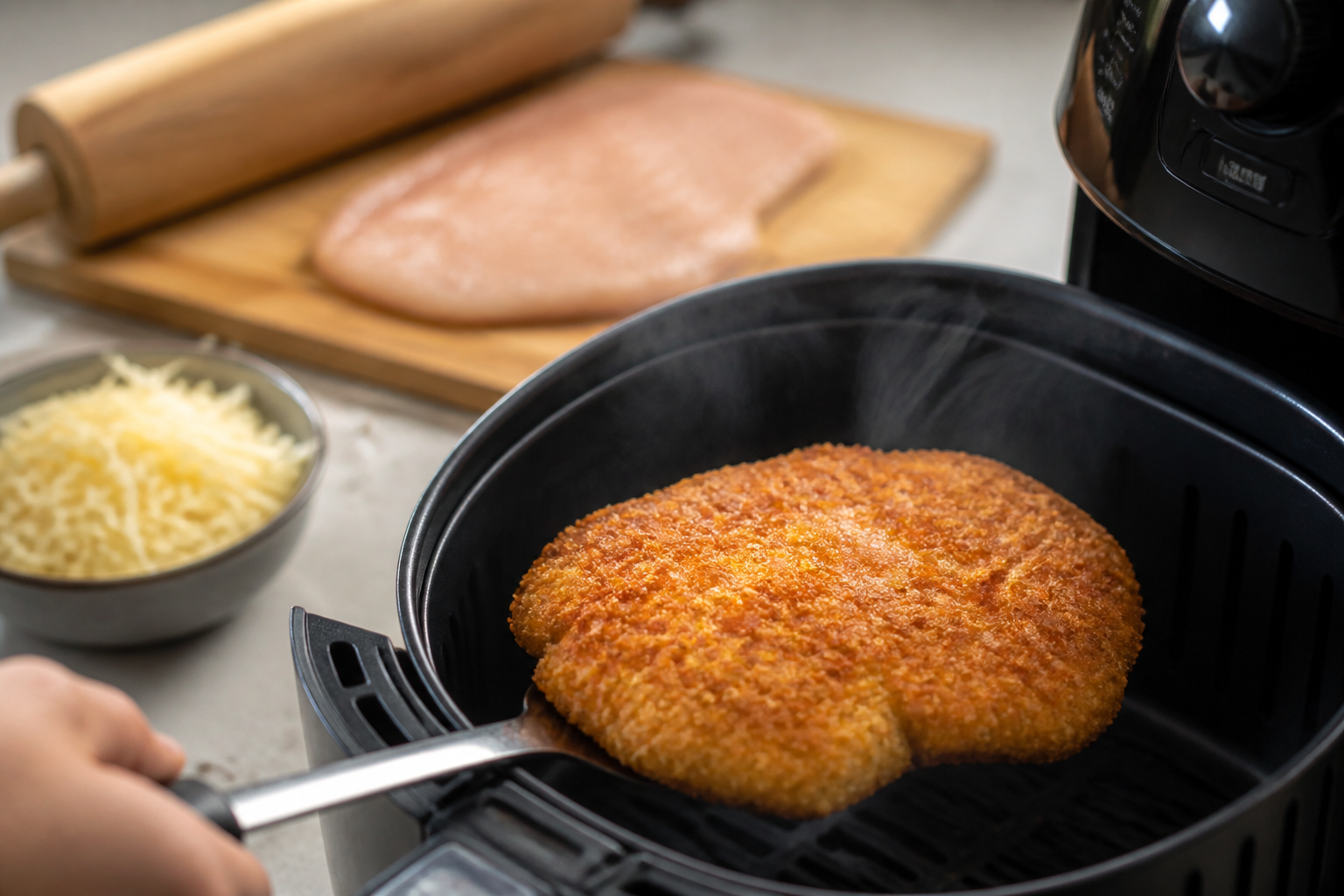 Cordon bleu à l'Airfryer : le temps de cuisson parfait pour un résultat croustillant