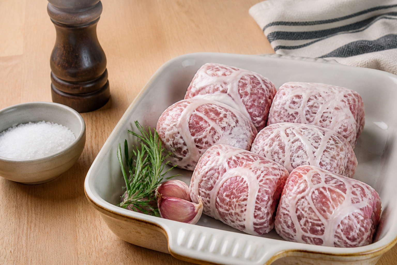 Crépinettes de porc au four : le geste qui change tout pour une texture parfaite