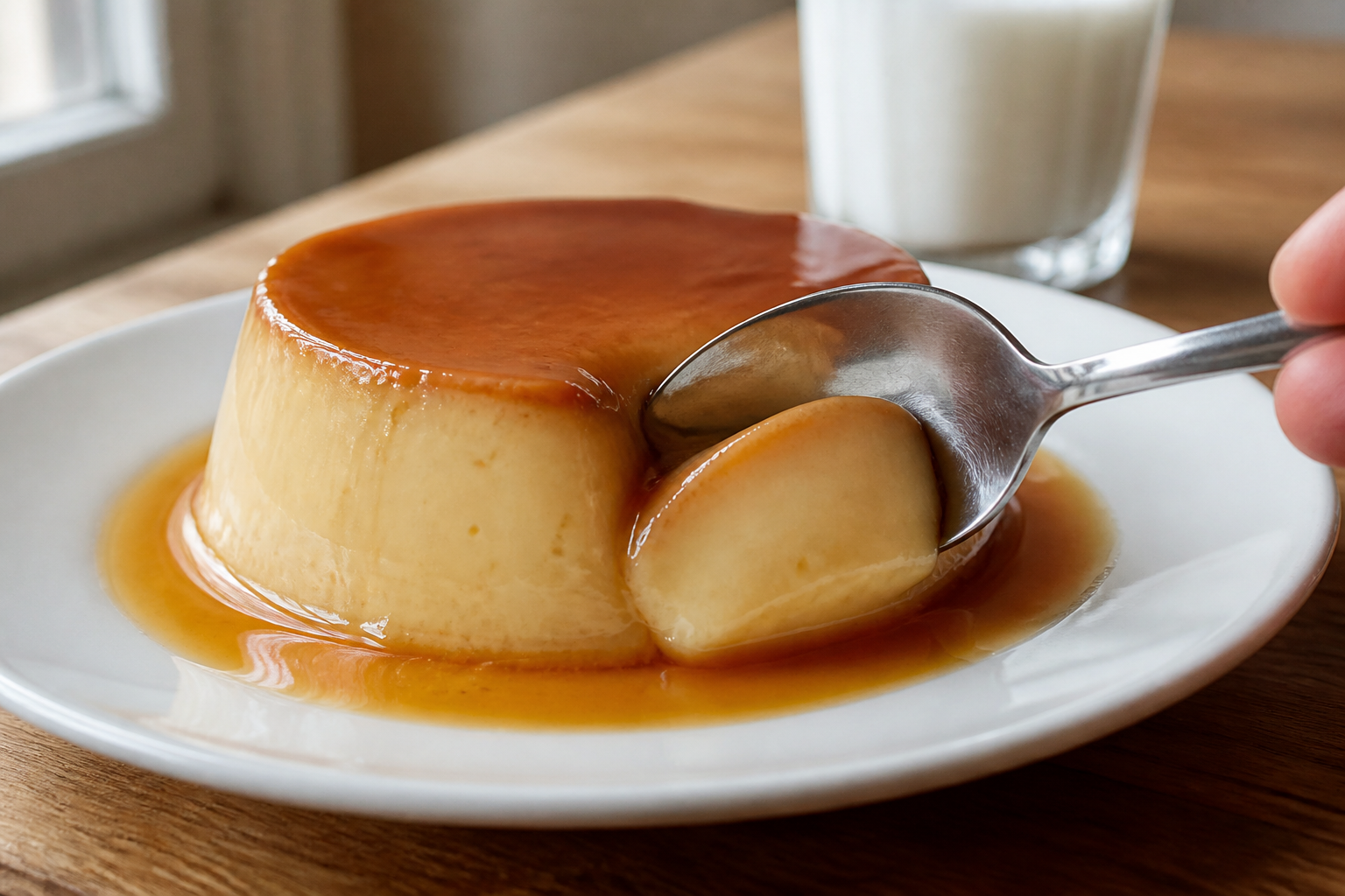 Flan aux œufs : trois ingrédients pour un dessert crémeux réussi