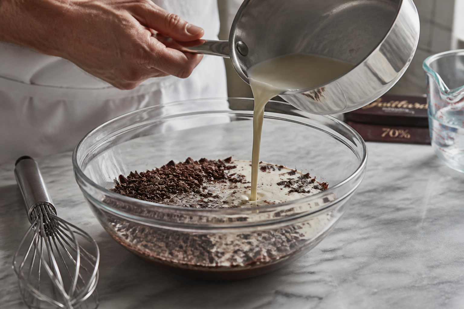 Ganache au chocolat : le vrai ratio pour réussir sans sucre ajouté
