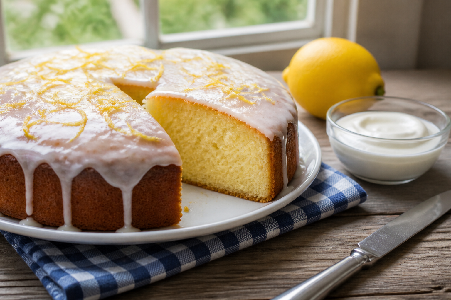 Le cake au citron au yaourt le plus moelleux : la recette qui ne rate jamais