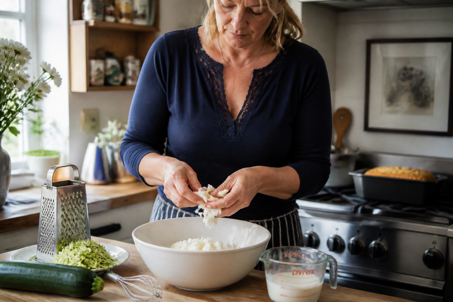 Le cake courgette-chèvre de Sophie : une recette ultra-moelleuse à tester