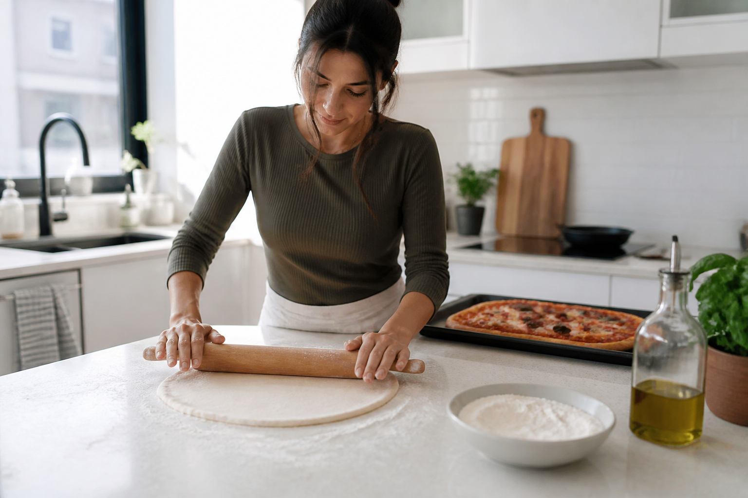 Pâte à pizza sans levure : rapide et tout aussi bonne