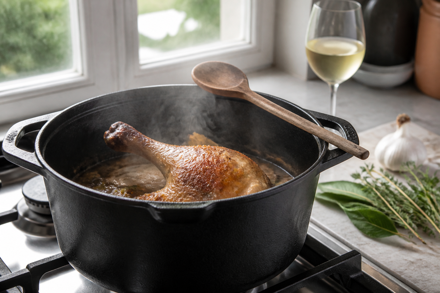 Pintade en cocotte : les erreurs à éviter pour une viande tendre