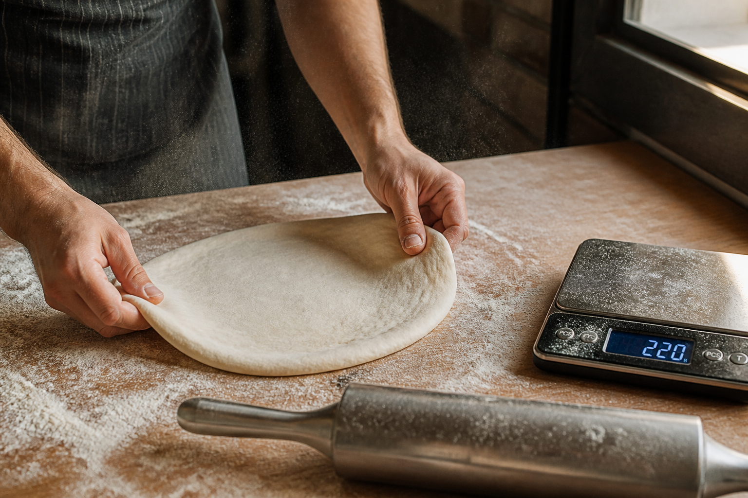 Pizza de 26 cm : le poids de pâte idéal