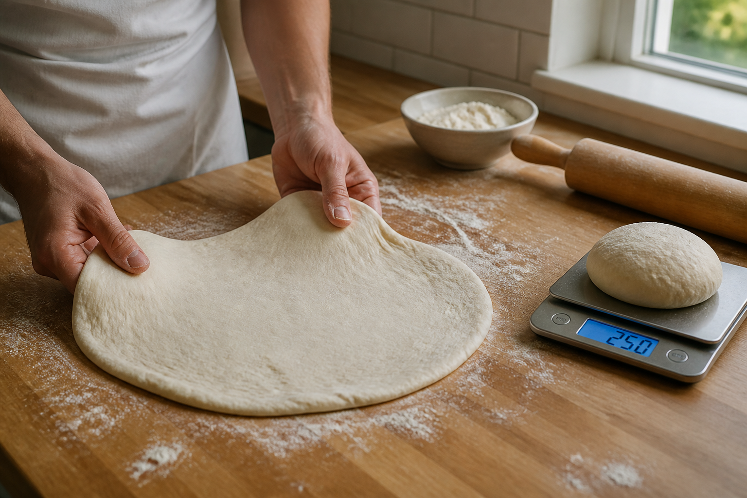 Poids de pâte à pizza : le bon dosage pour chaque taille