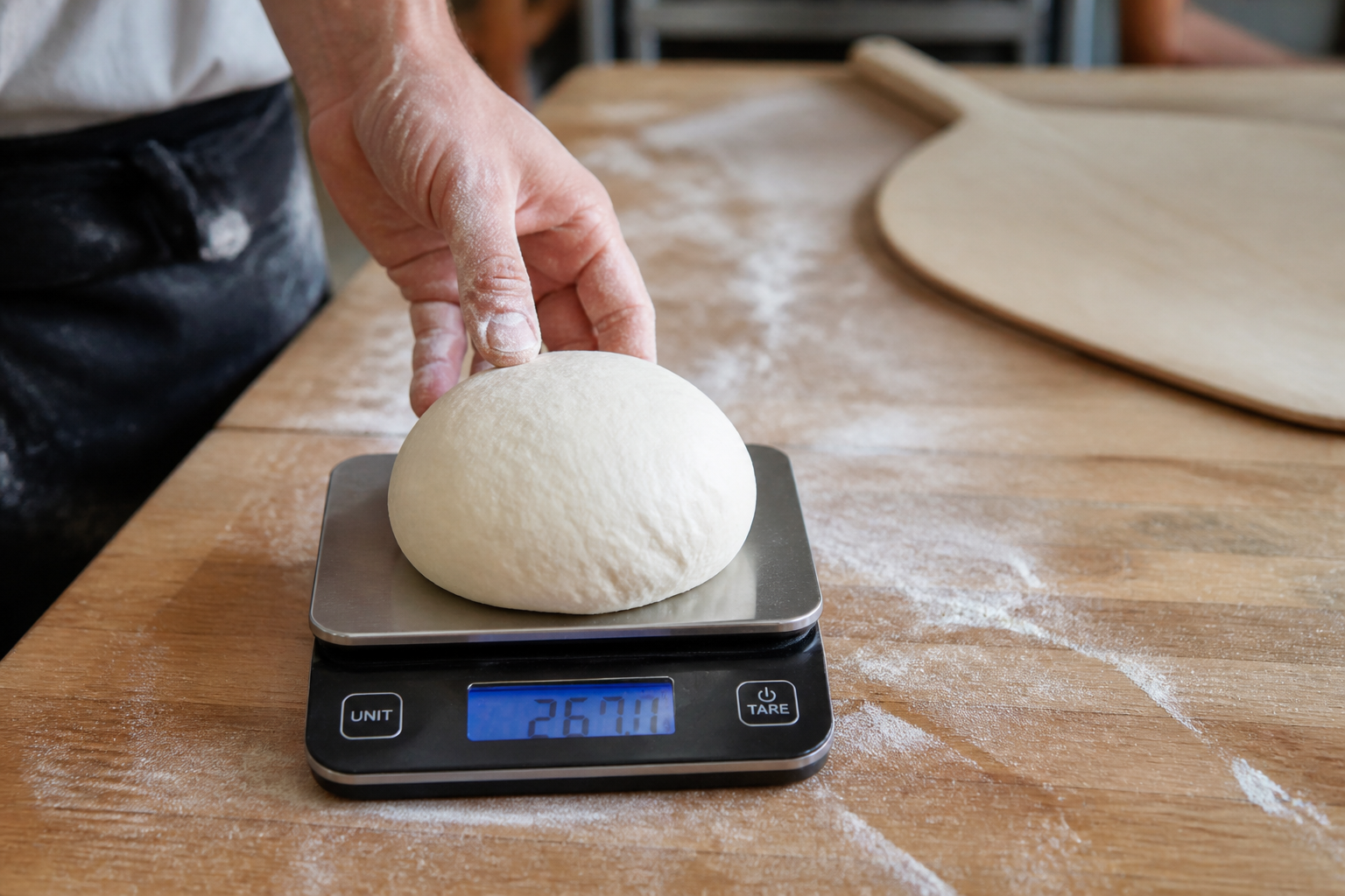 Poids de pâte à pizza : le bon dosage pour chaque taille