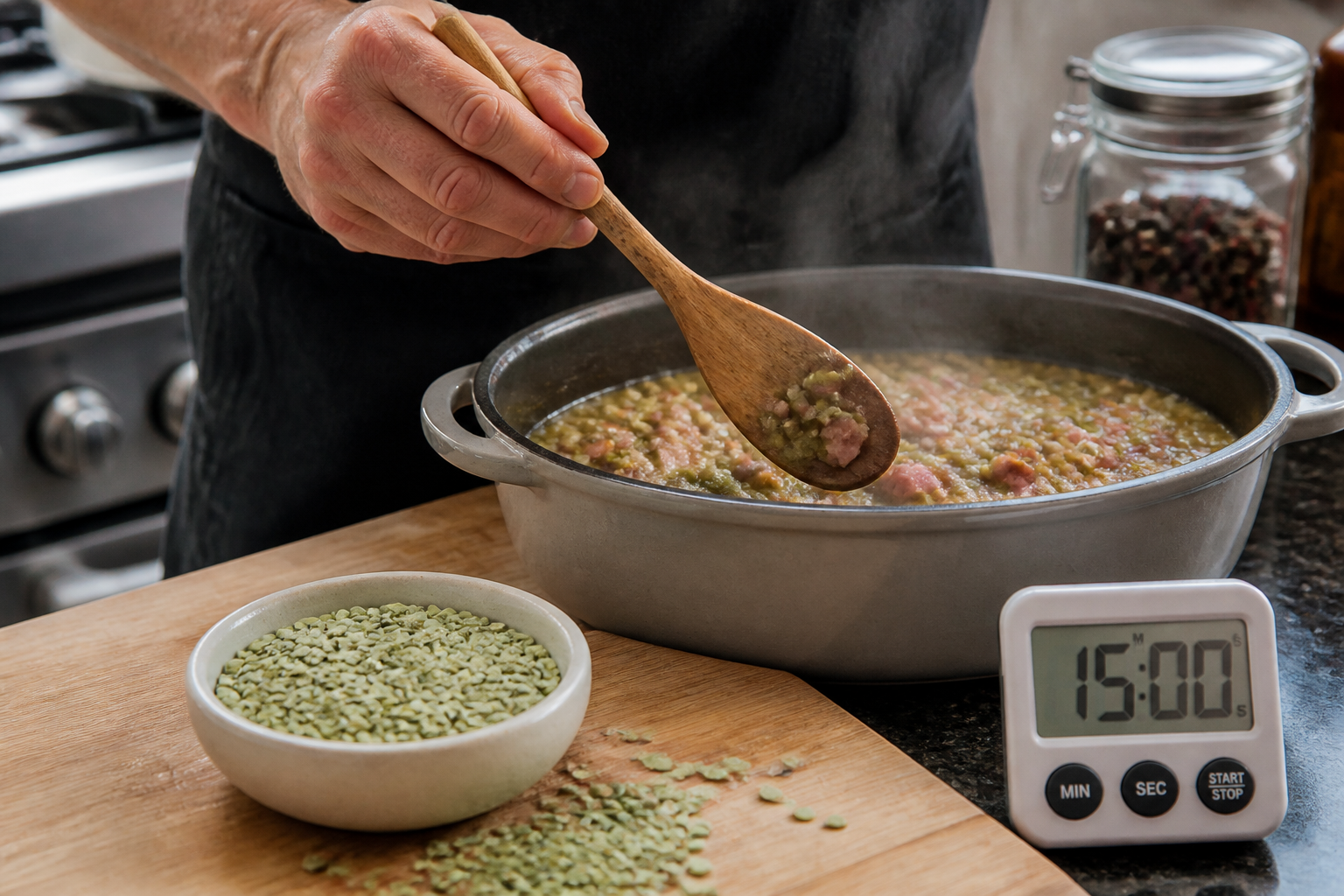 Pois cassés aux lardons : cuisson minute et astuces de chef