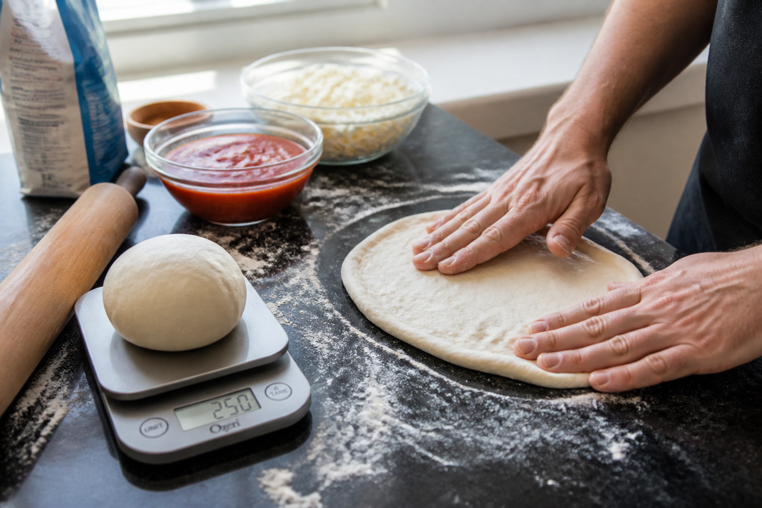 Quel poids de pâte pour une pizza maison