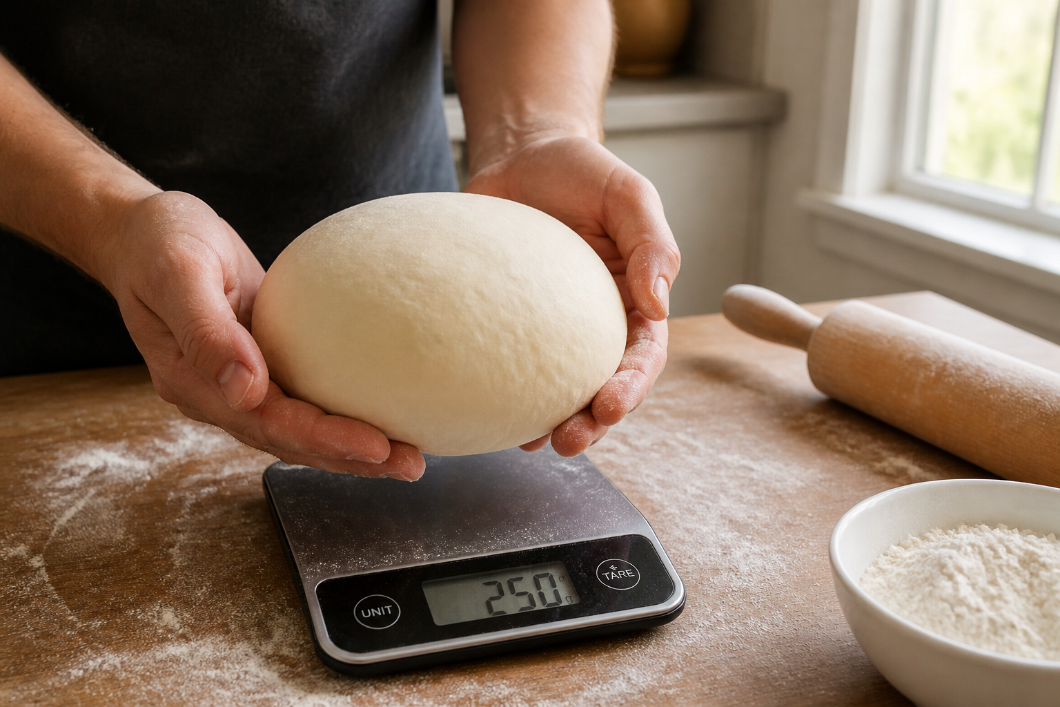 Quel poids de pâte pour une pizza maison