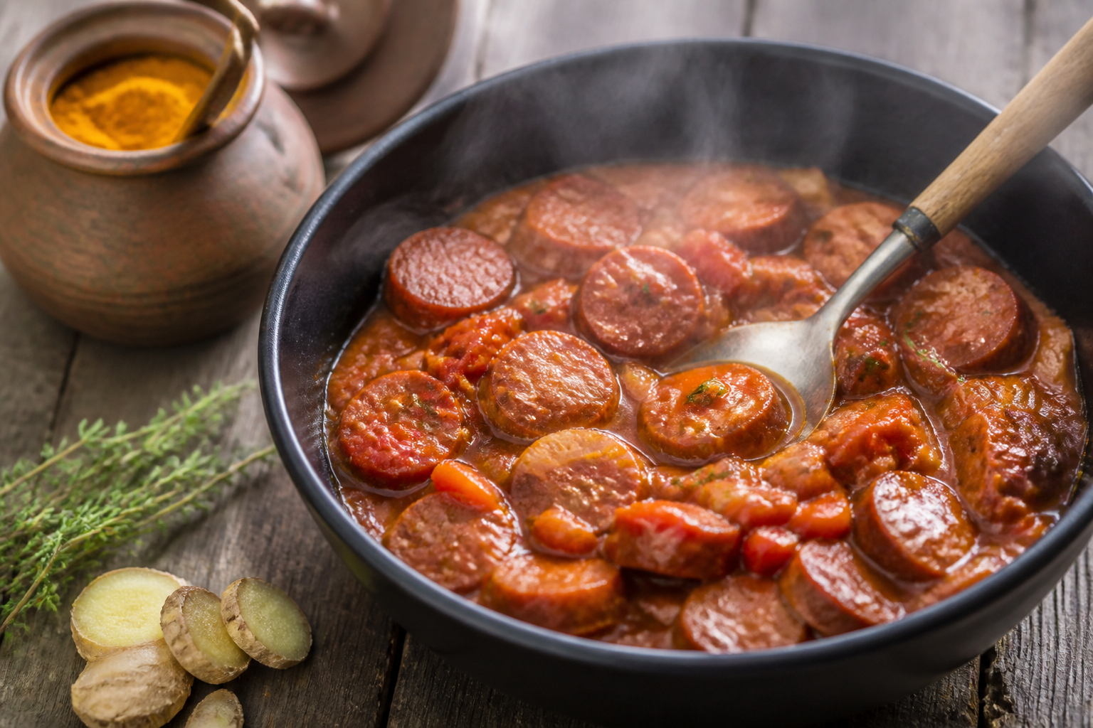 Rougail saucisse sans piment : comment garder le goût créole