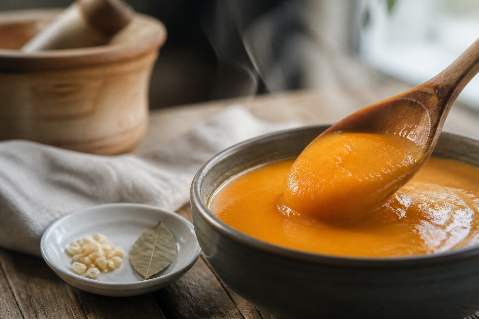 Soupe au potiron : l’astuce de Robuchon pour un velouté onctueux sans crème