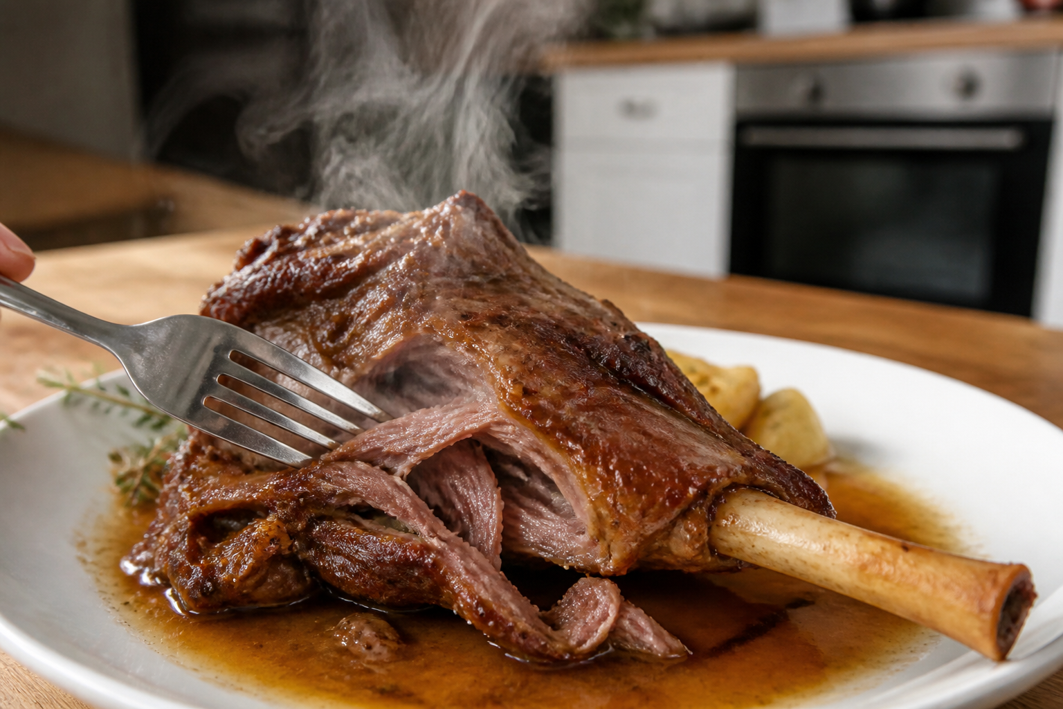Souris d'agneau au four : combien de temps pour une viande fondante