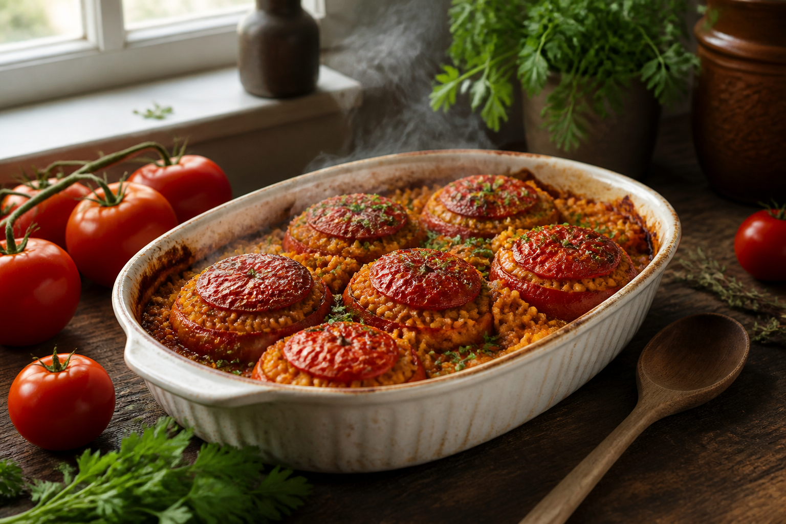 Tomates farcies au riz : la recette de grand-mère facile et savoureuse