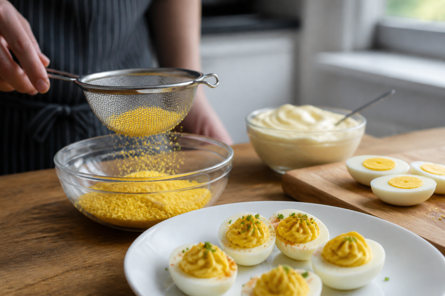 Œufs mimosa : lastuce pour une garniture onctueuse