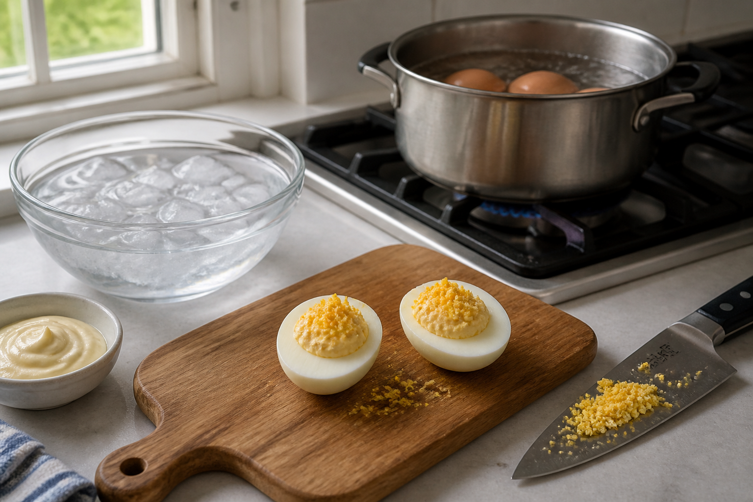 Œufs mimosa parfaits : la technique qui change tout