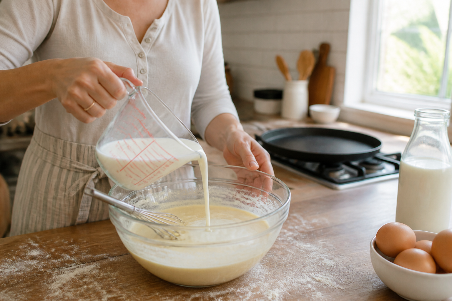 Crêpe recette facile : la pâte sans grumeaux même sans robot