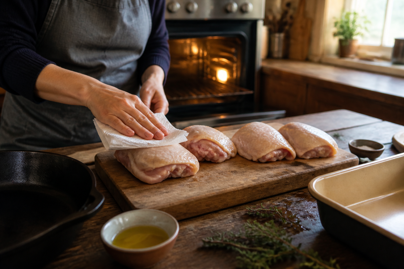 Cuisse de poulet : 4 cuissons simples pour une viande tendre