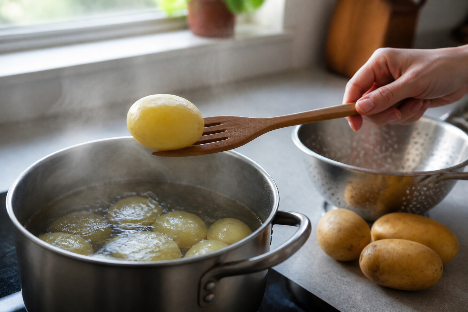 Cuisson pomme de terre à l’eau : départ froid ou eau bouillante ?