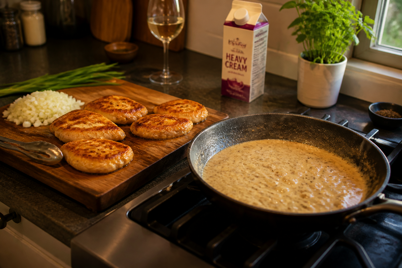 Filet de poulet : la recette rapide avec une sauce crémeuse