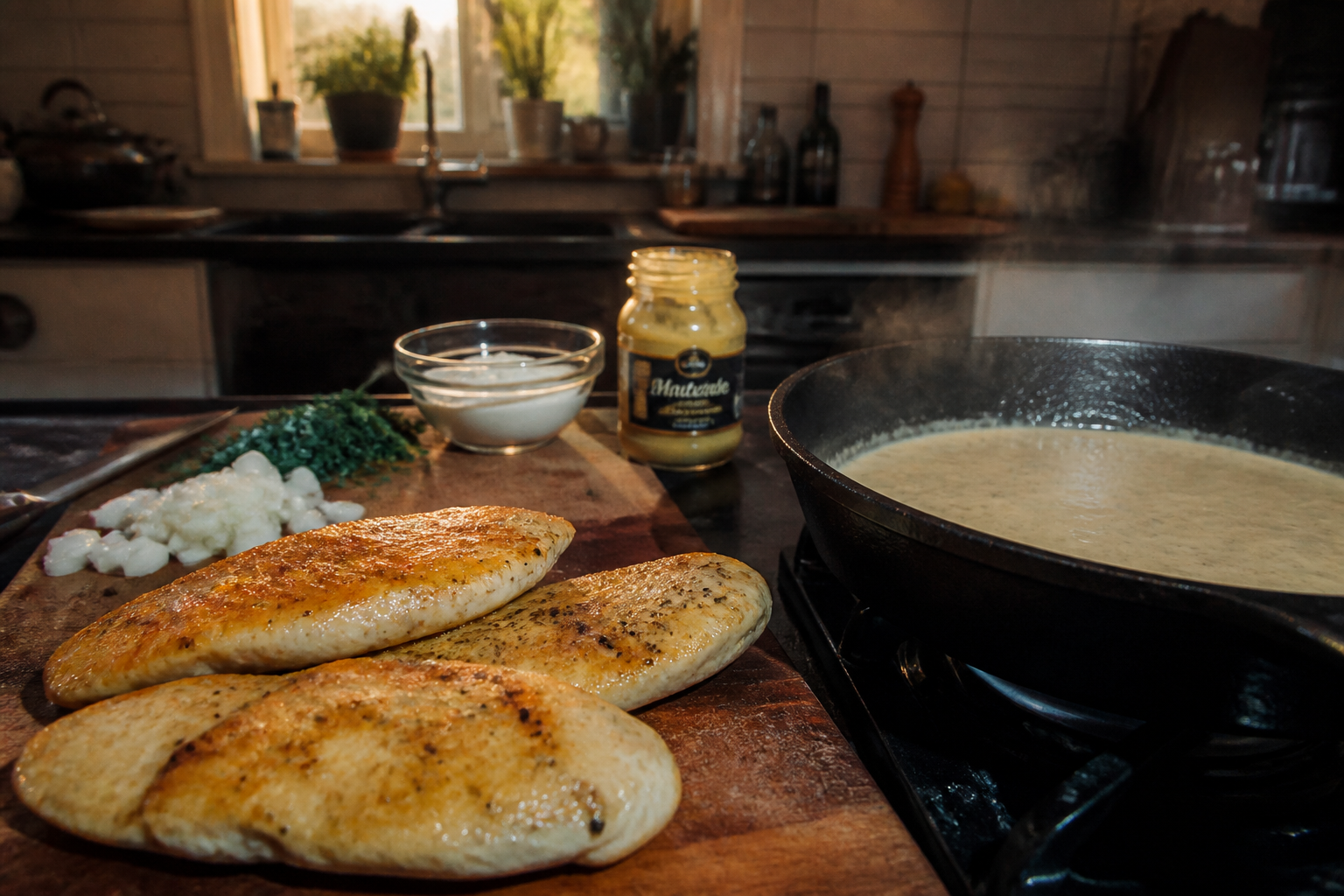 Filet de poulet : la recette rapide avec une sauce crémeuse