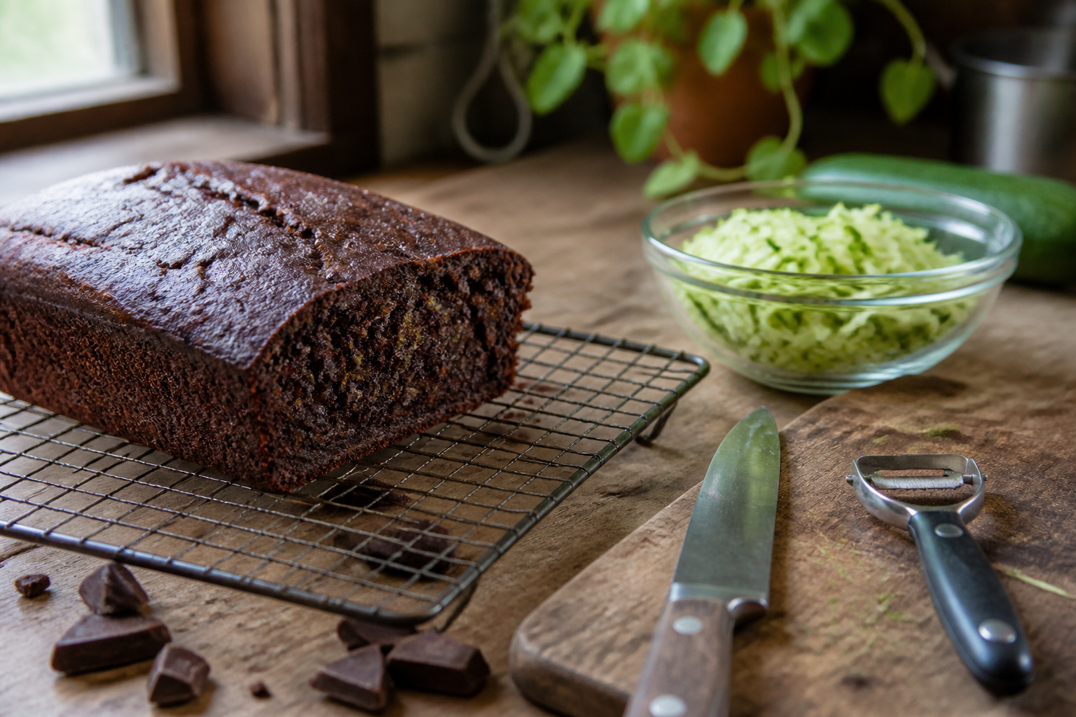Gâteau chocolat courgette : pourquoi il reste si moelleux sans beurre