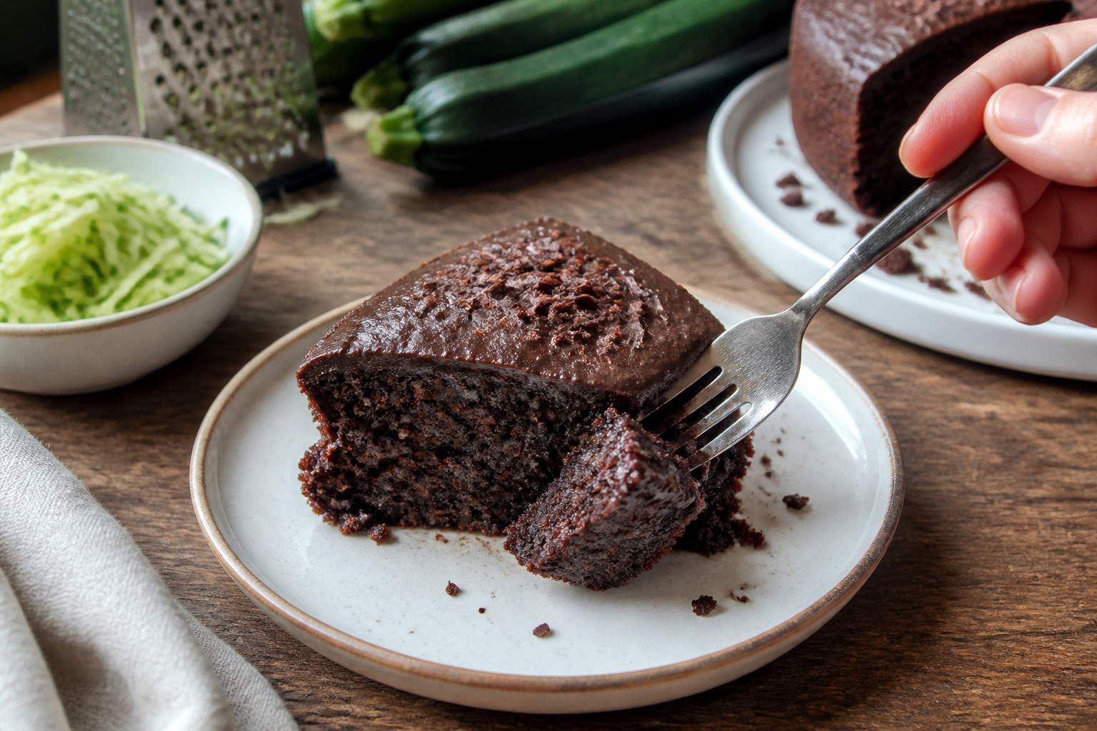 Gâteau chocolat courgette : pourquoi il reste si moelleux sans beurre