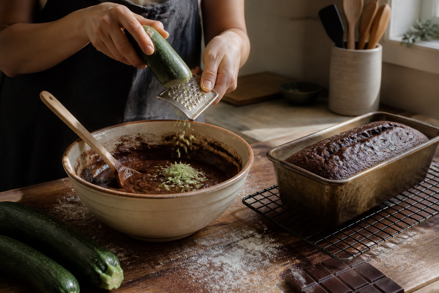 Gâteau chocolat courgette : pourquoi il reste si moelleux sans beurre