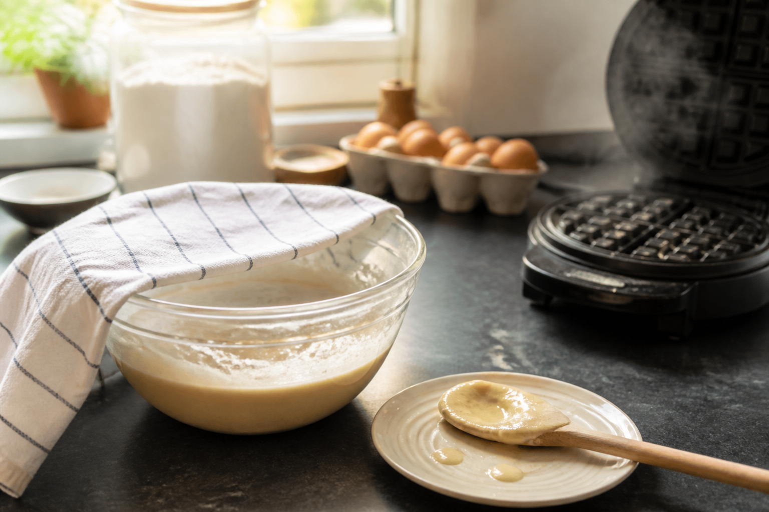 Gaufre recette facile : le repos de pâte qui fait toute la différence