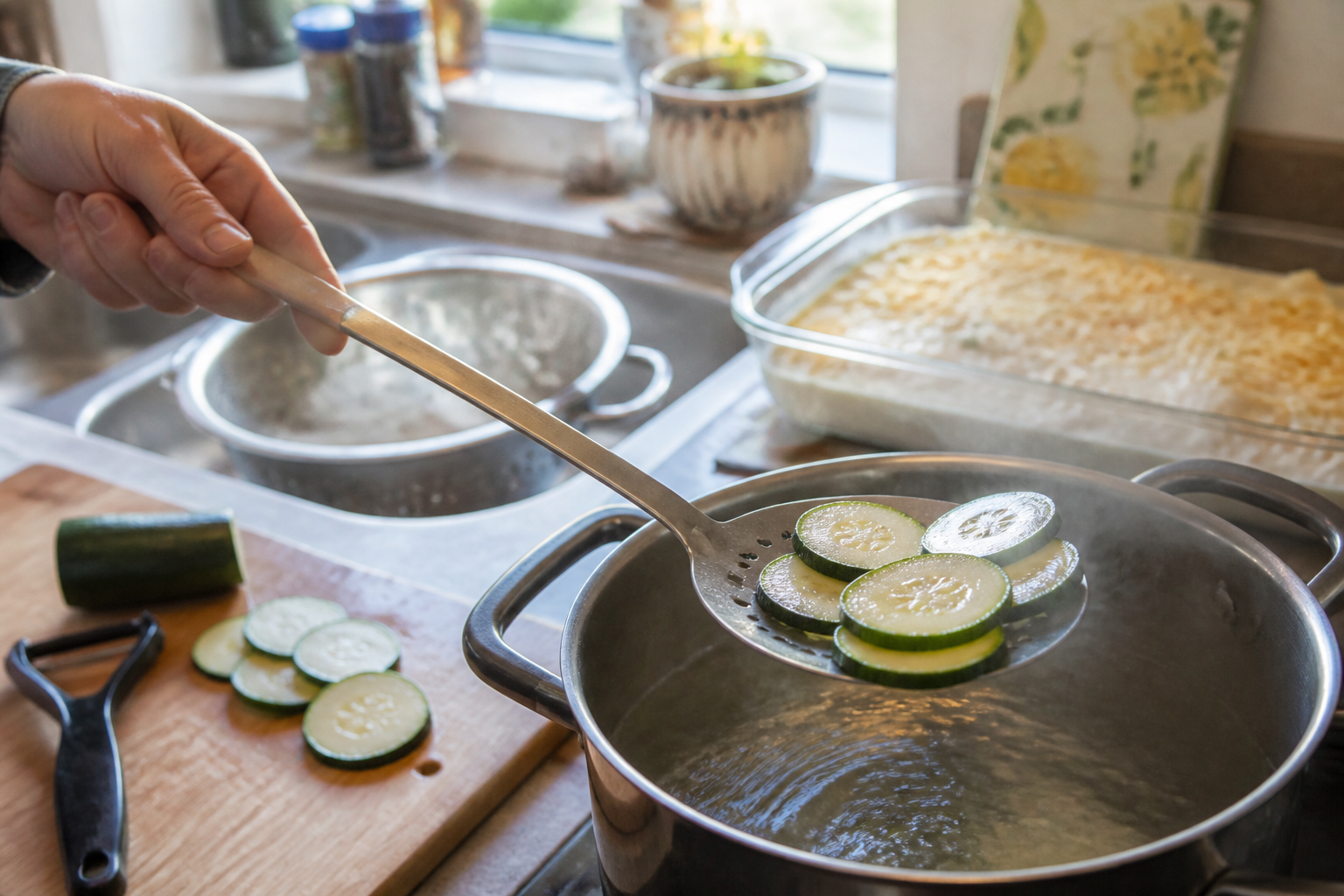 Gratin de courgettes : comment éviter qu’il rende trop d’eau