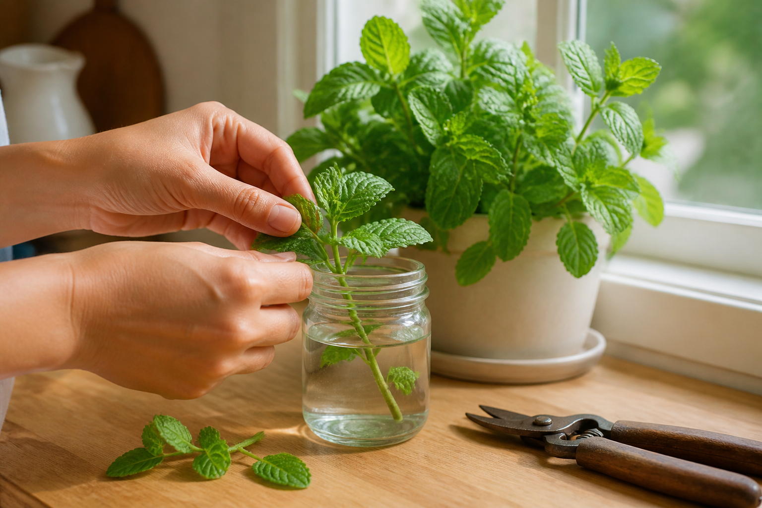 Menthe en pot : les gestes simples pour en avoir toujours sous la main