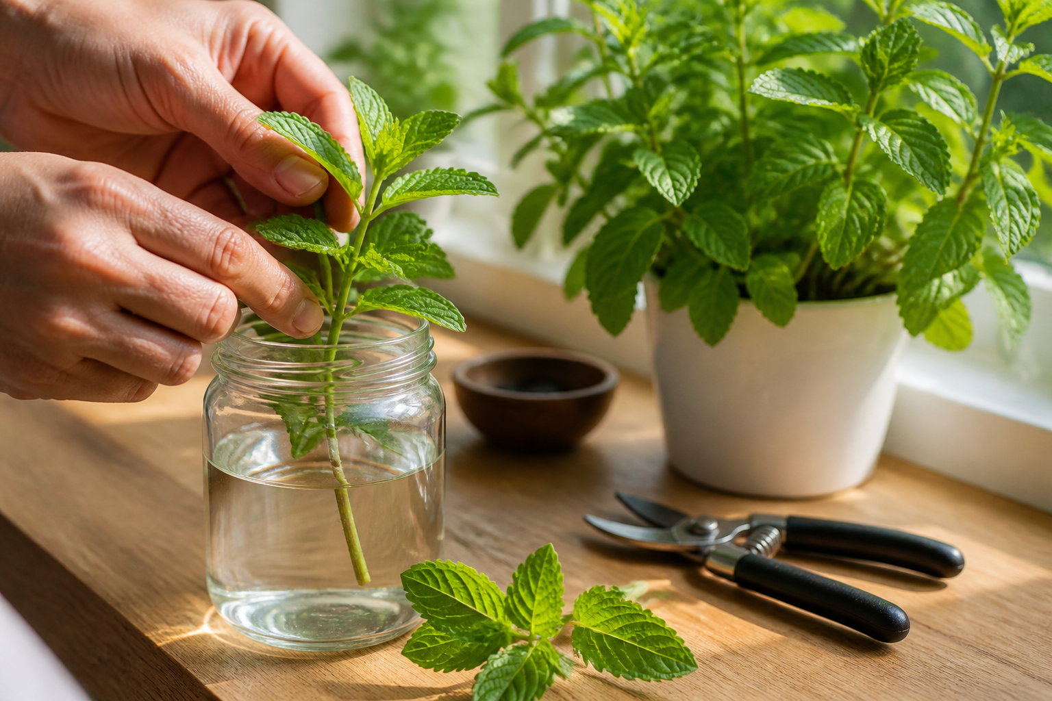 Menthe en pot : les gestes simples pour en avoir toujours sous la main
