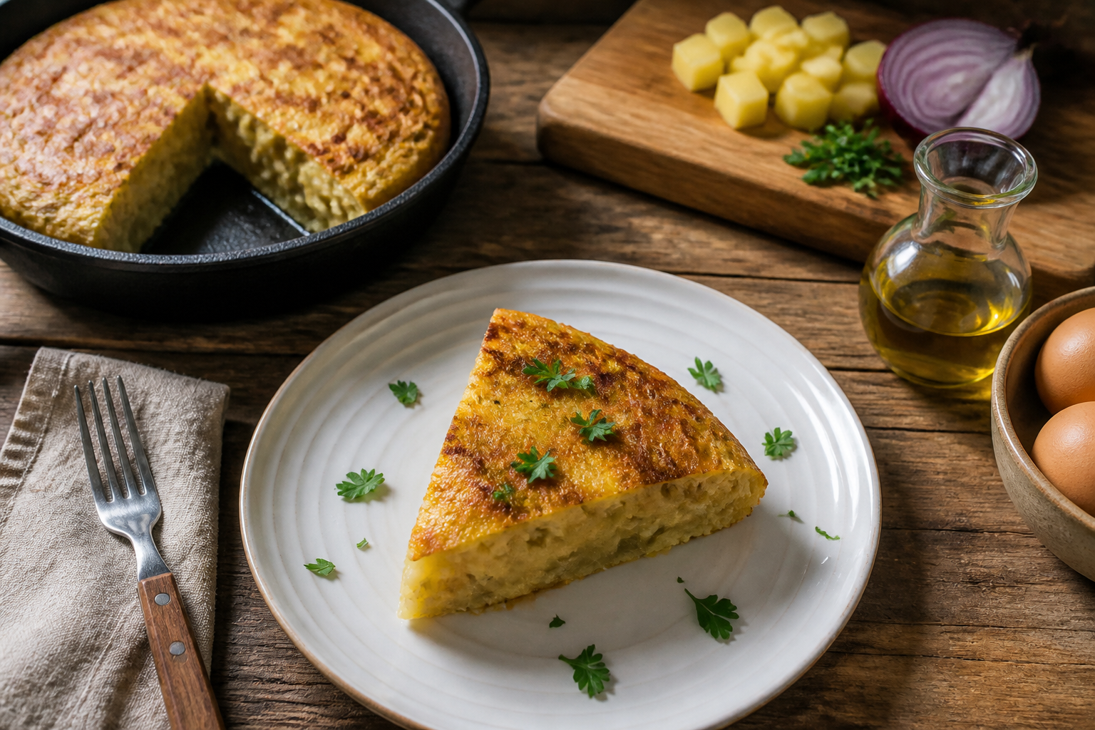 Omelette pomme de terre : la recette généreuse pour un repas rapide