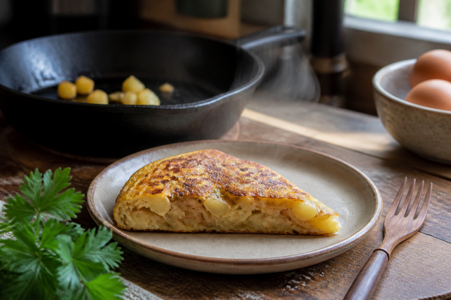 Omelette pomme de terre : la recette généreuse pour un repas rapide