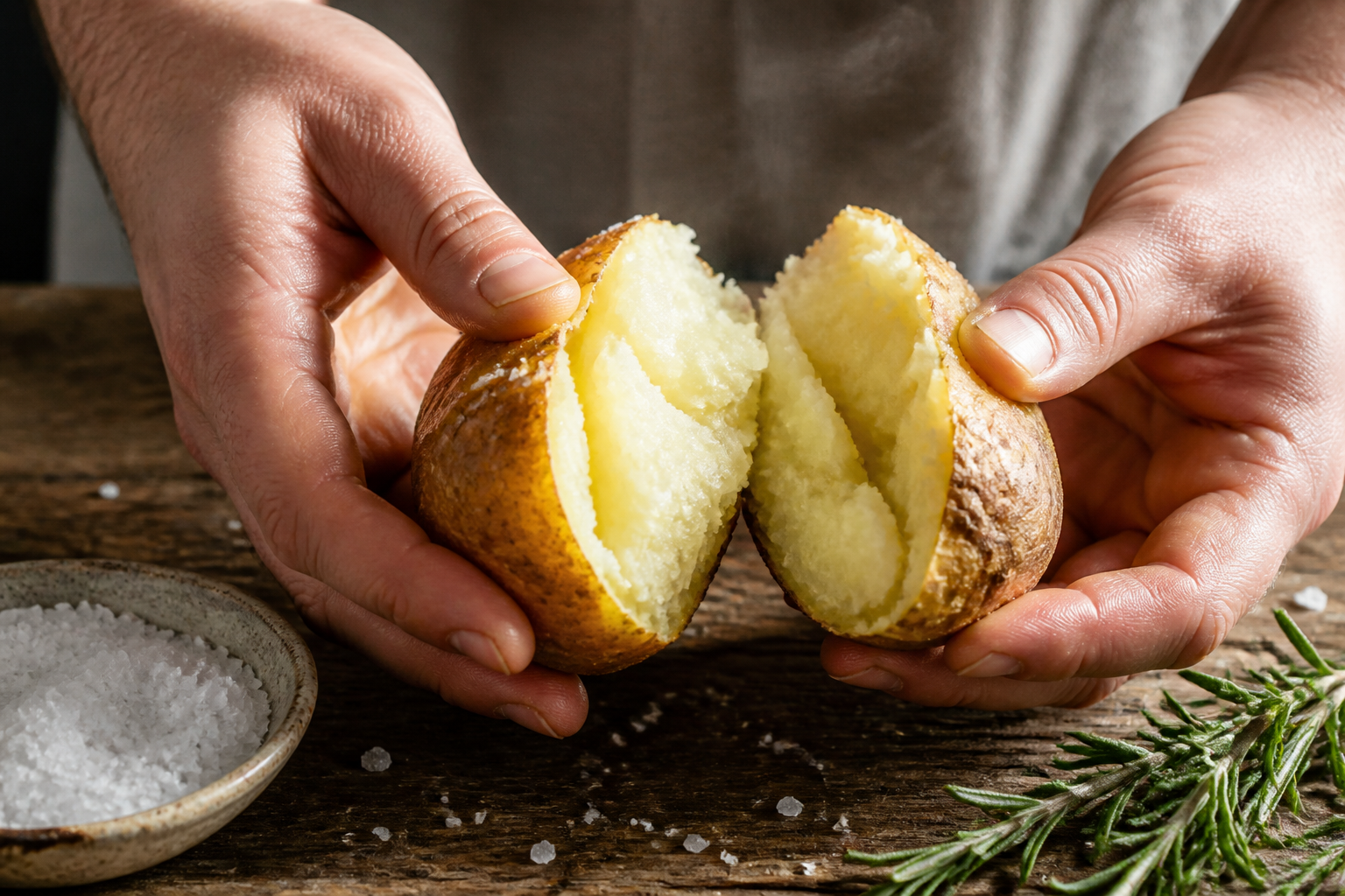 Pomme de terre au four : peau croustillante et chair fondante à tous les coups