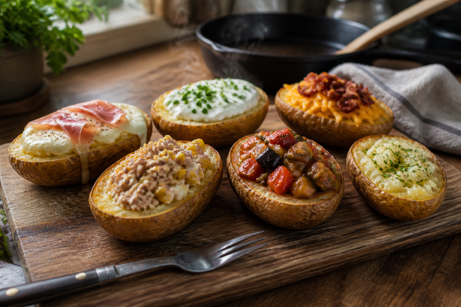 Pomme de terre farcie : 6 idées de garnitures simples et gourmandes