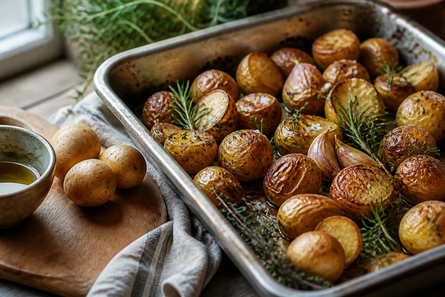 Pomme de terre grenaille au four : la cuisson idéale pour les garder fondantes